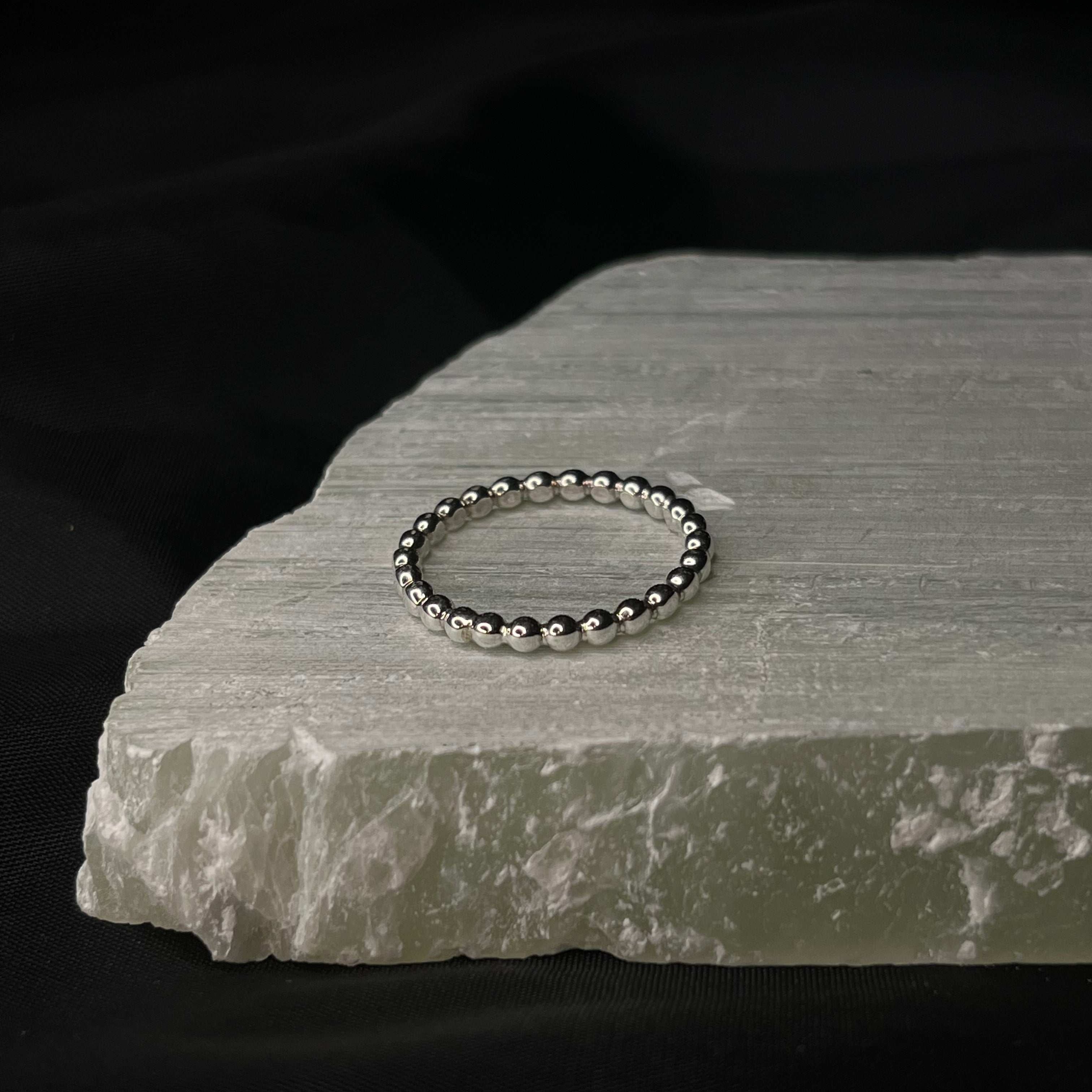 Clean & Simple No. 7 minimalistischer Silberring 935er Silber handgefertigt Münster