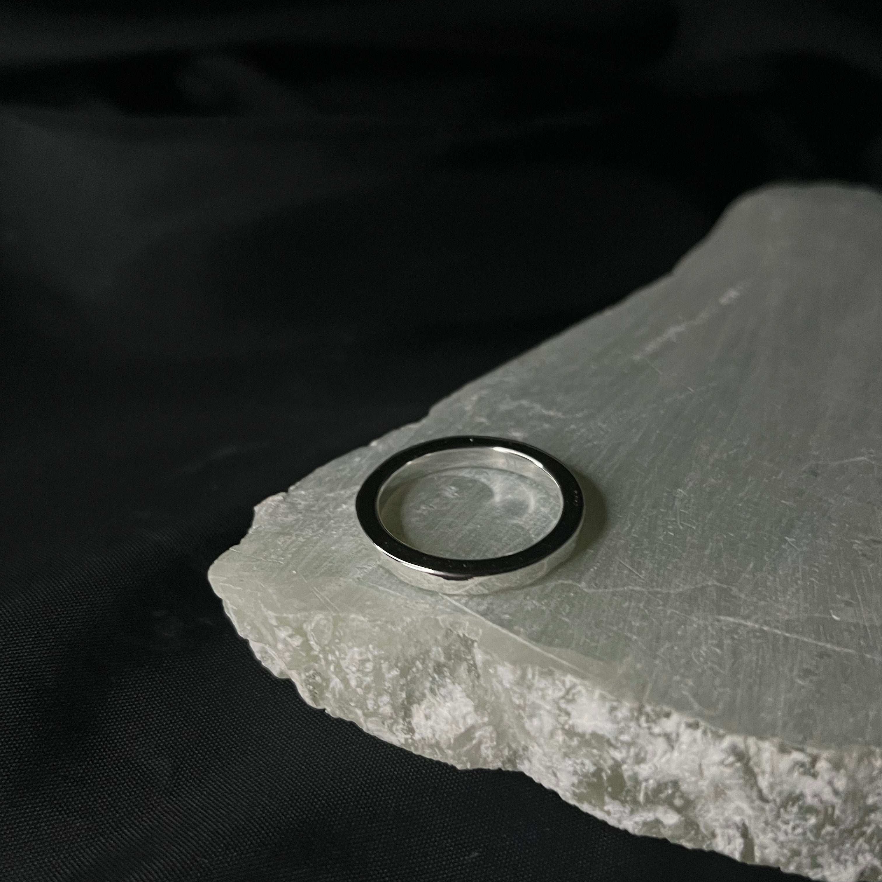 Clean & Simple No. 1 minimalistischer Silberring 935er Silber handgefertigt Münster