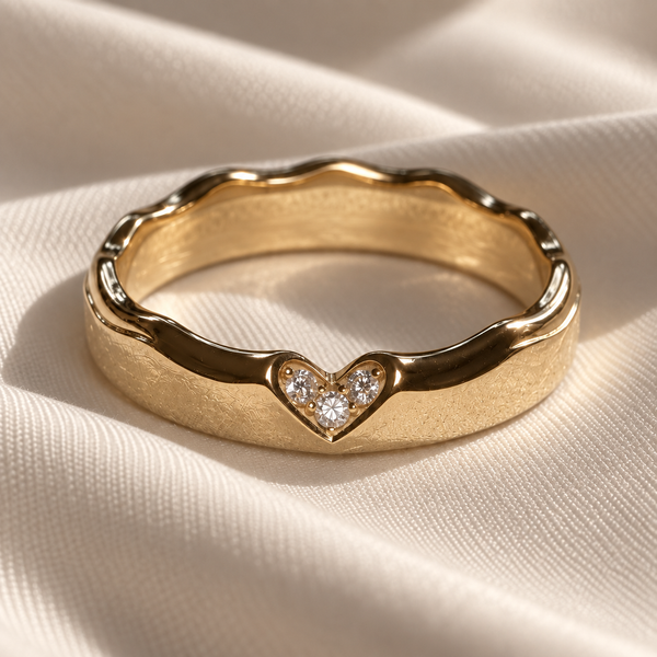 Organic Heart Ring